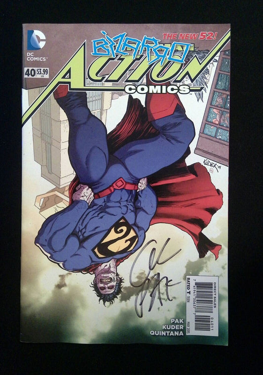 Action Comics #40 (2Nd Series) Dc Comics 2015 Vf  Signed By Greg Pak