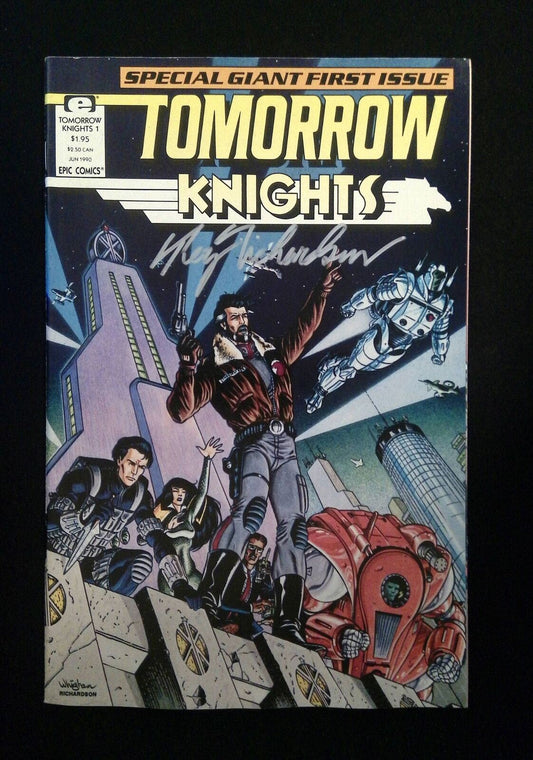 Tomorrow Knights #1  Marvel/Epic Comics 1990 Fn  Signed By Roy Richardson