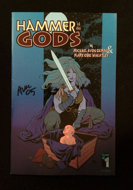 Hammer Of The Gods #1  Insight Comics 2001 Vf+  Signed By Michael Avon Oeming