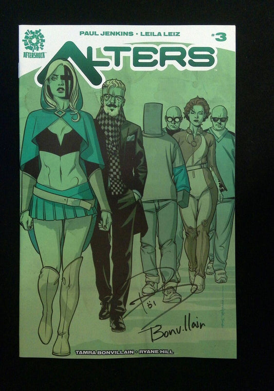 Alters #3  Aftershock Comics 2016 Vf+  Signed By Tamra Bonvillain