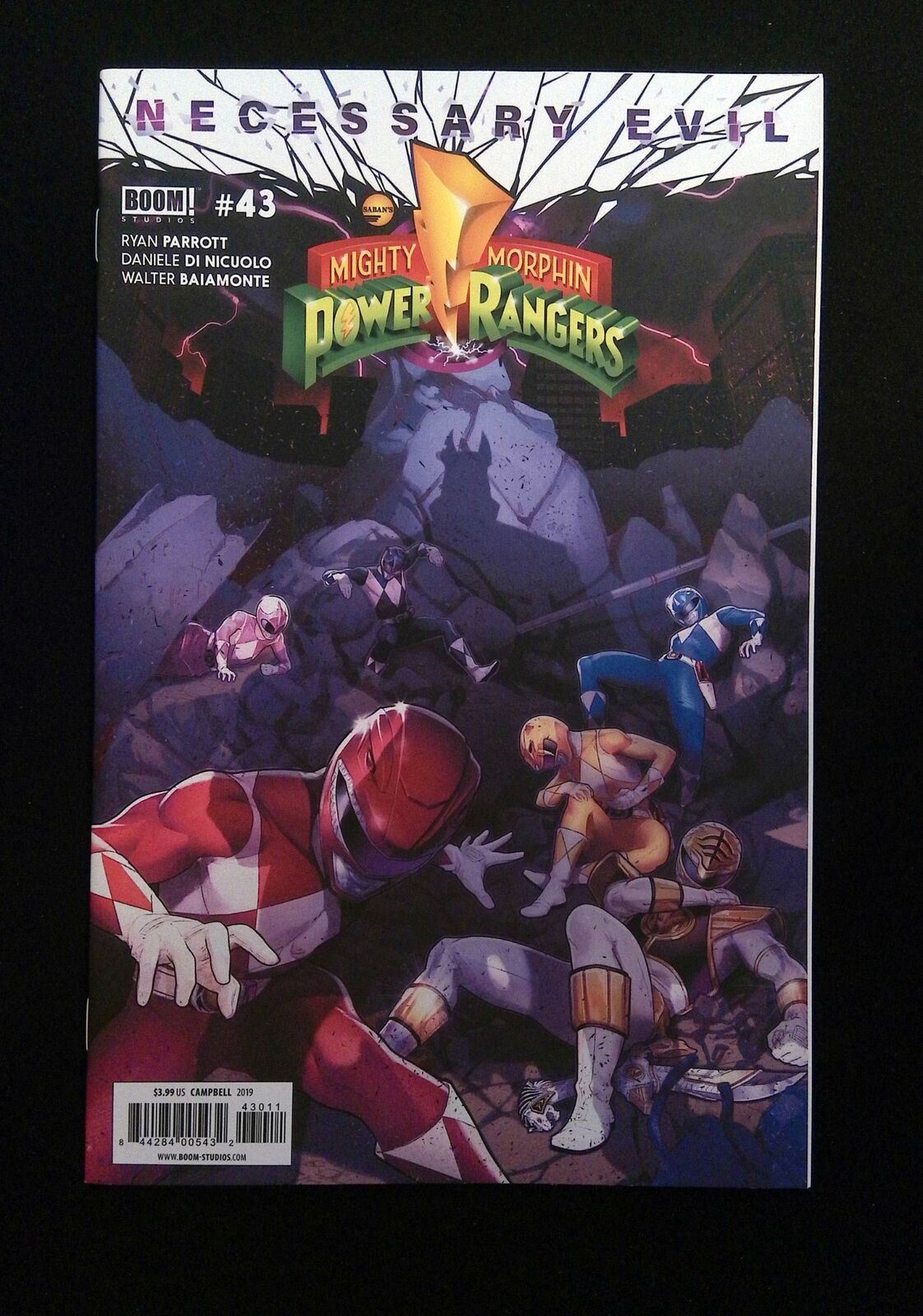 Mighty Morphin Power  Rangers #43A  Boom Comics 2019 Vf/Nm