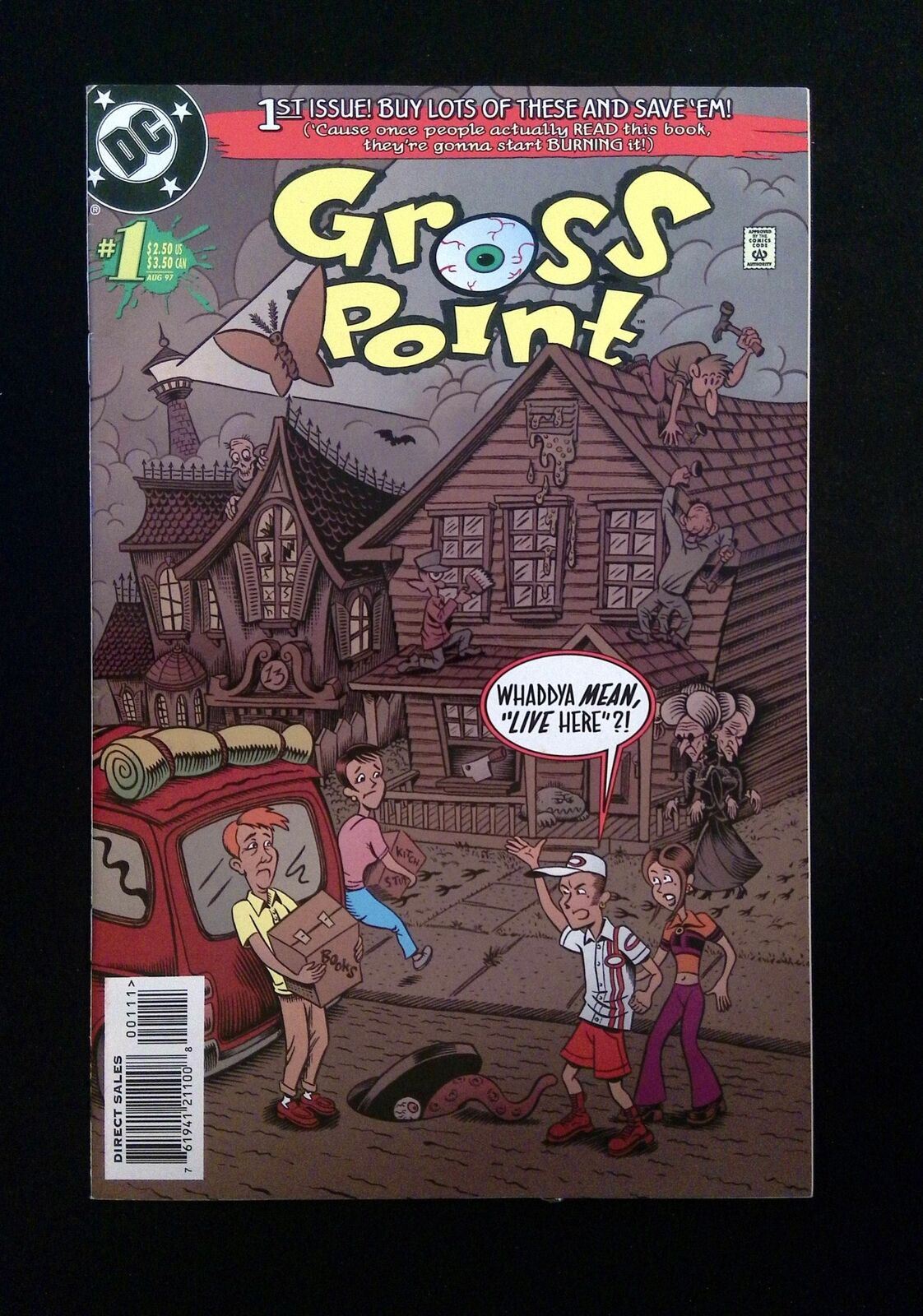 Gross Point #1  Dc Comics 1997 Vf+