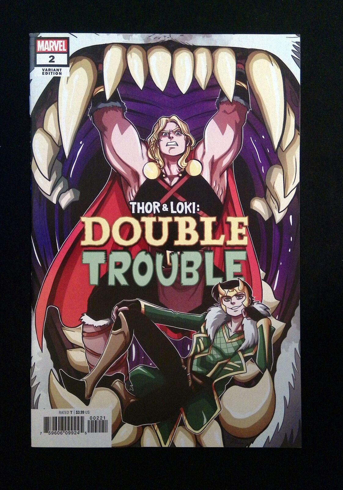 Thor And Loki Double Trouble #2B  Marvel Comics 2021 Vf/Nm  Vacchino Variant