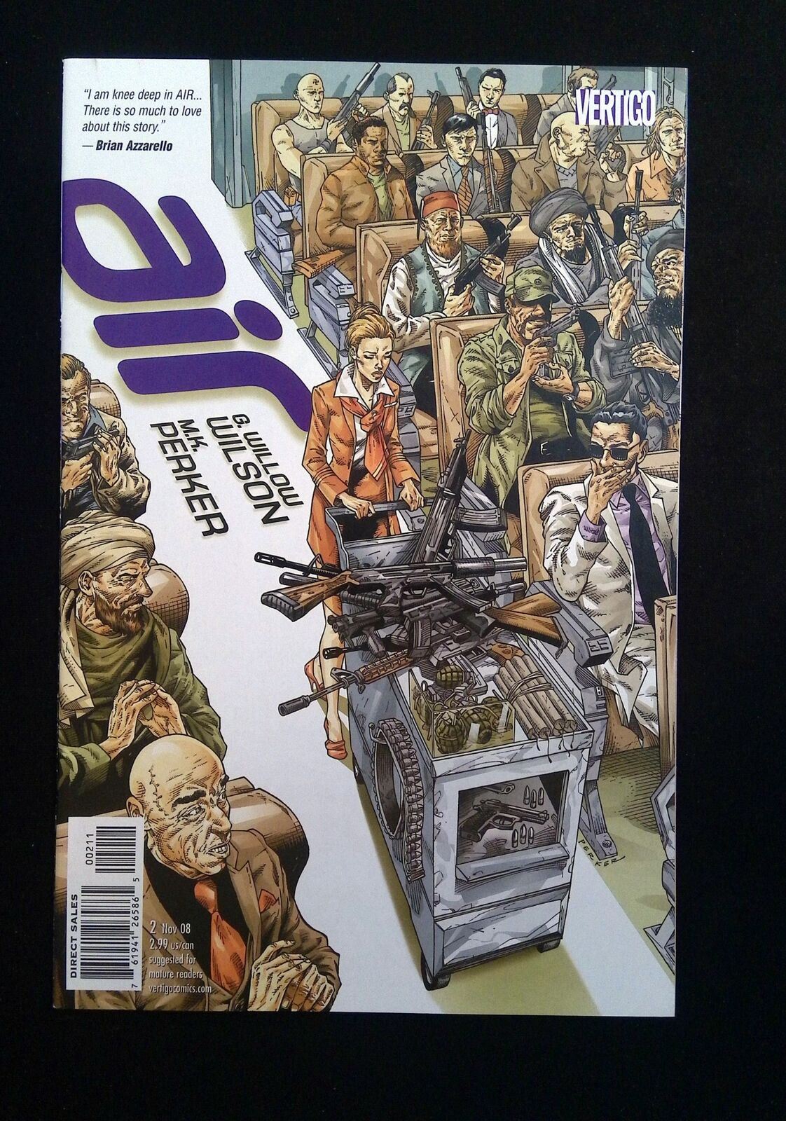 Air #2  Dc/Vertigo Comics 2008 Nm-