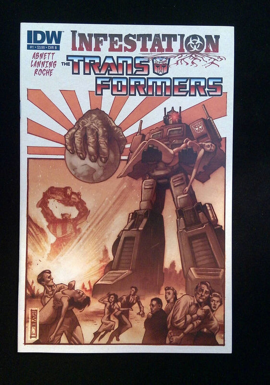 Transformers Infestation #1B  Idw Comics 2011 Nm