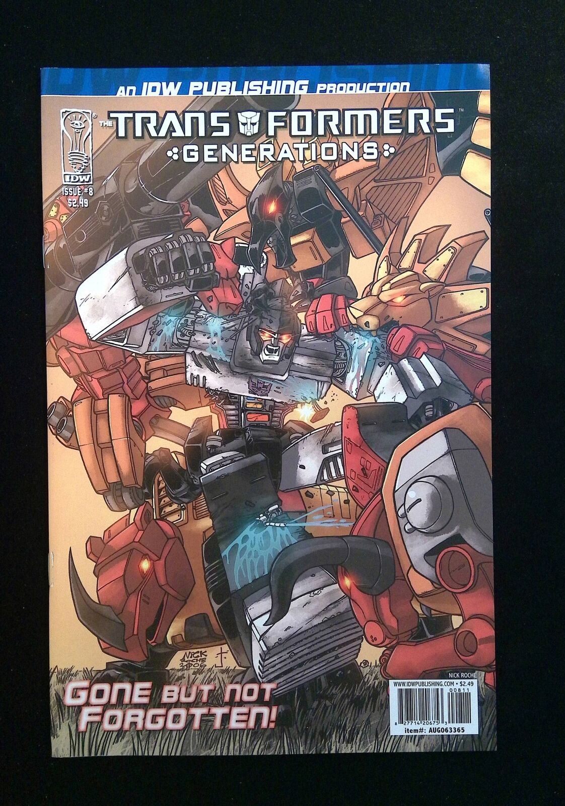 TRANSFORMERS GENERATIONS #8  IDW COMICS 2006 VF/NM