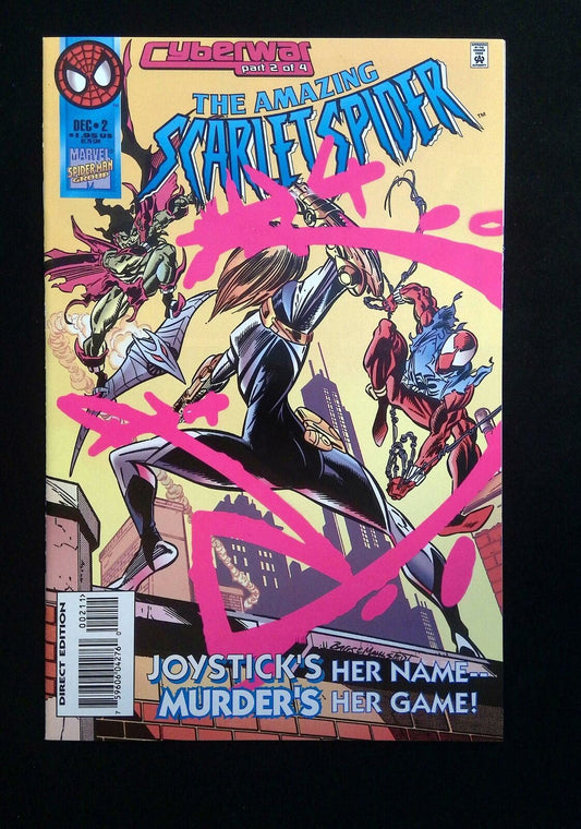 Amazing Scarlet Spider #2  Marvel Comics 1995 Vf/Nm