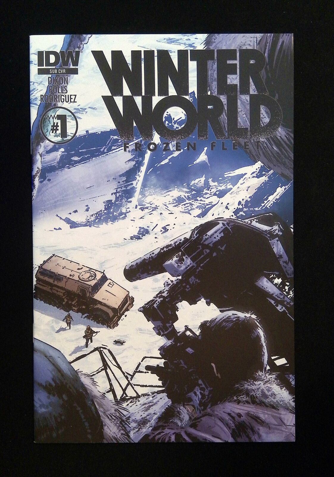 Winterworld Frozen Fleet  #1Sub  Idw Comics 2015 Nm  Guice Variant