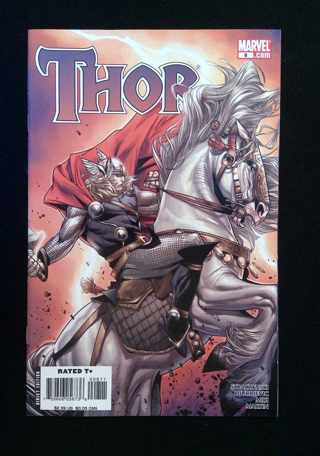Thor #8B (3Rd Series) Marvel Comics 2008 Nm  Coipel Variant