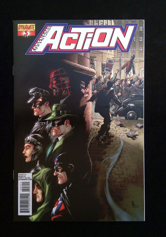 Codename Action #3B  Dynamite Comics 2013 Vf/Nm  Lee Variant