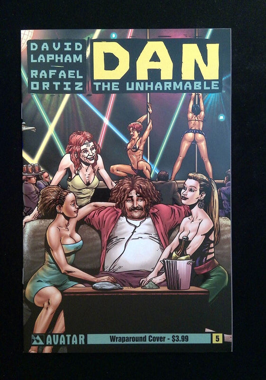 Dan  The  Unharmable #5B  Avatar Comics 2012 Nm-  Variant Cover