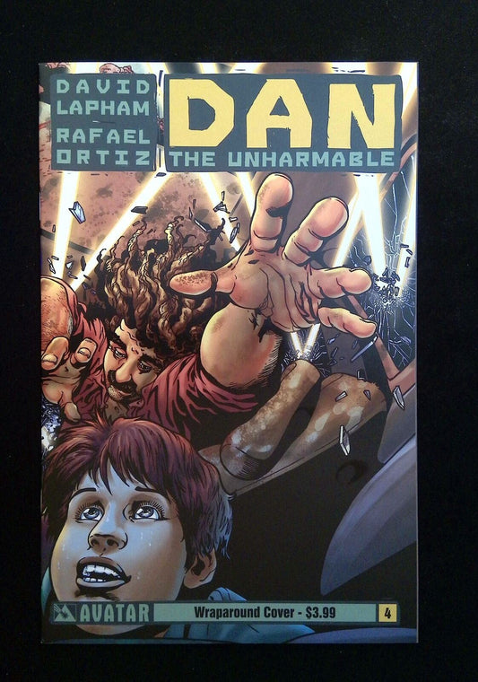 Dan  The  Unharmable #4B  Avatar Comics 2012 Nm-  Variant Cover