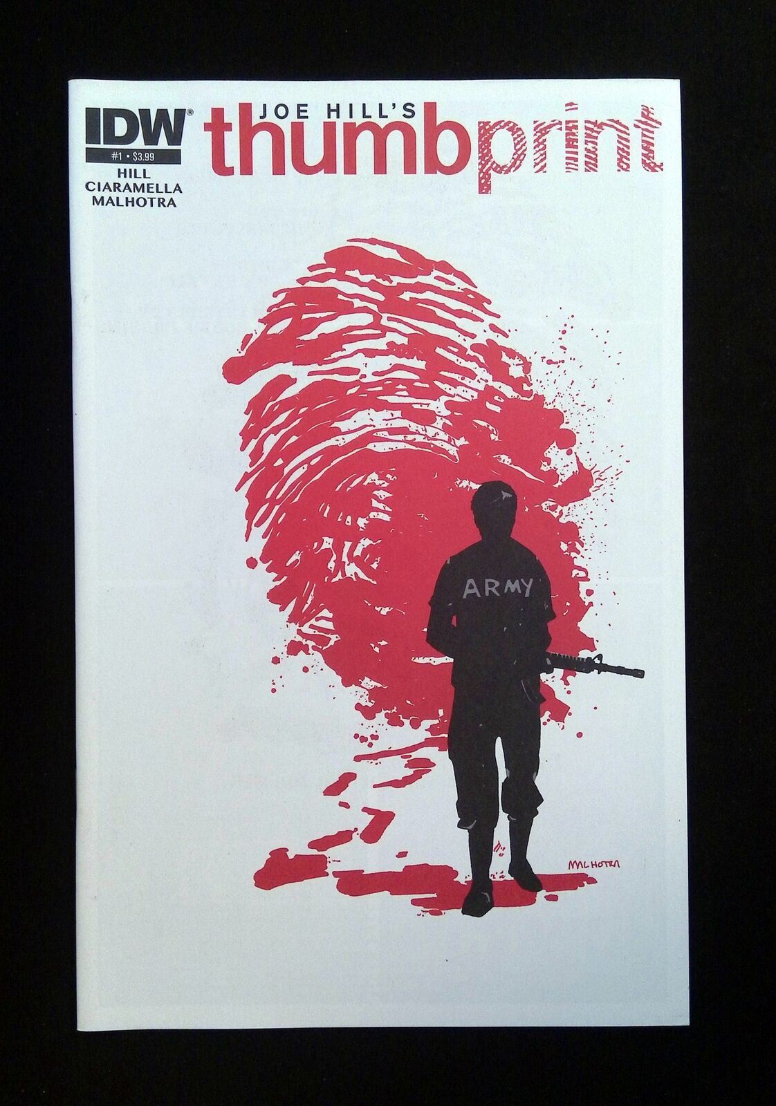 Thumbprint #1  Idw Comics 2013 Nm-