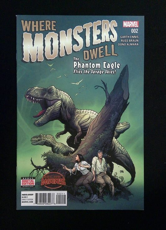 WHERE MONSTERS DWELL #2  MARVEL COMICS 2015 VF/NM