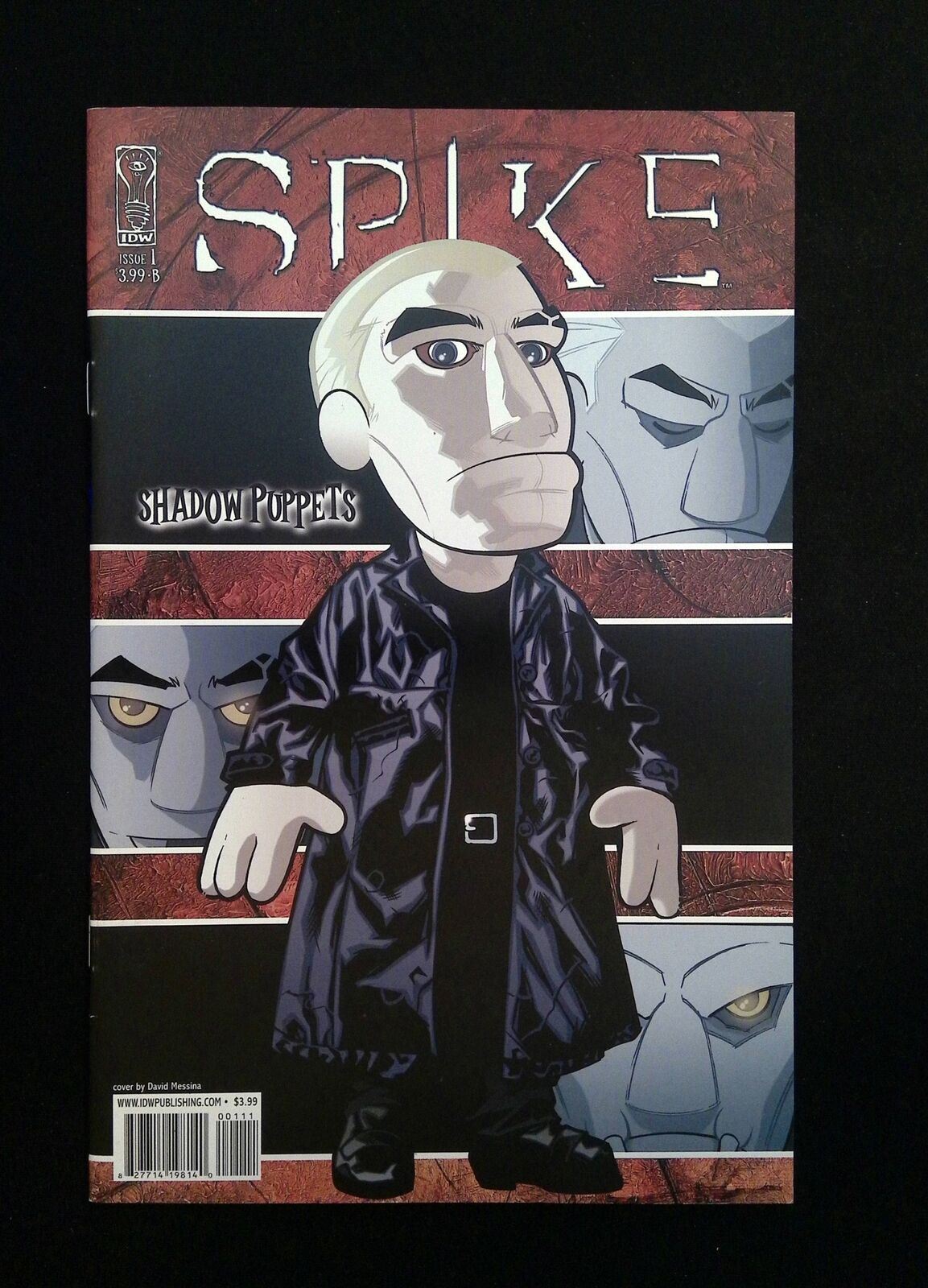 SPIKE SHADOW PUPPETS #1B  IDW COMICS 2007 VF/NM  MESSINA VARIANT