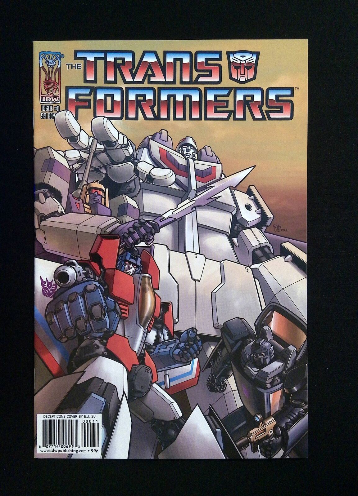 TRANSFORMERS #0B  IDW COMICS 2005 NM  DECEPTICON VARIANT