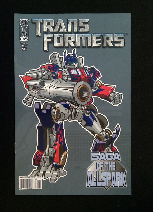 TRANSFORMERS SAGA OF THE ALLSPARK #1B  IDW COMICS 2005 VF/NM  ROCHE VARIANT