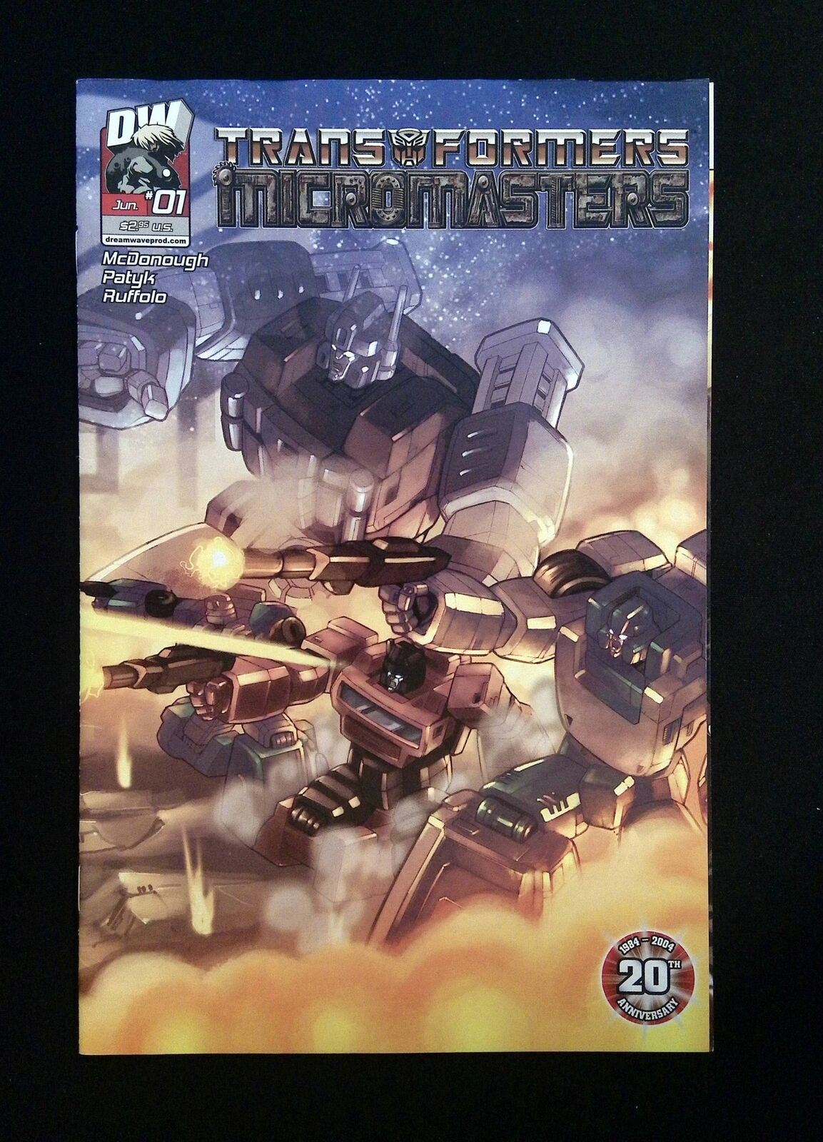 TRANSFORMERS MICROMASTERS #1C  DREAMWEAVE COMICS 2004 VF+