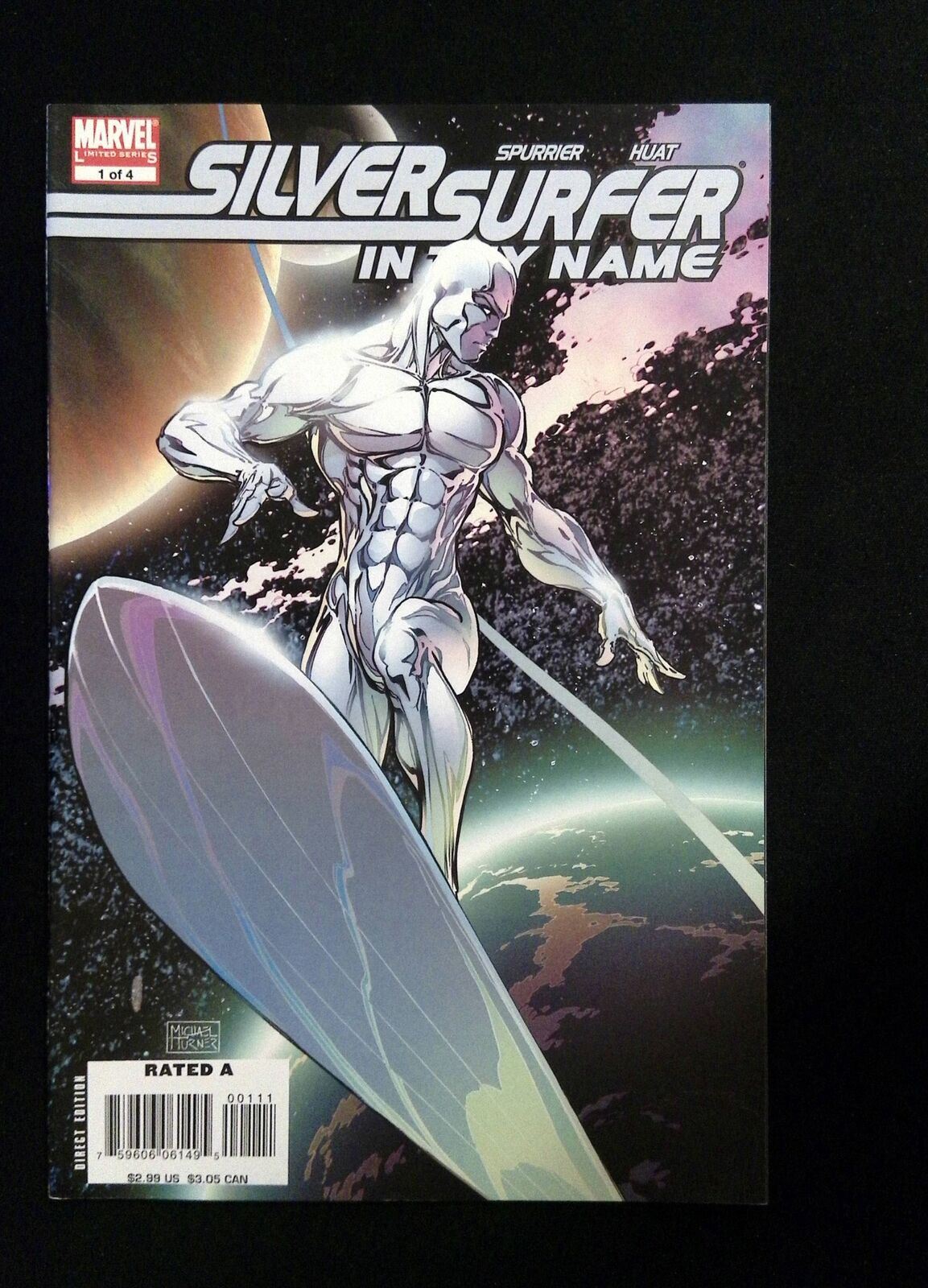 SILVER SURFER IN THY NAME #1  MARVEL COMICS 2008 VF/NM