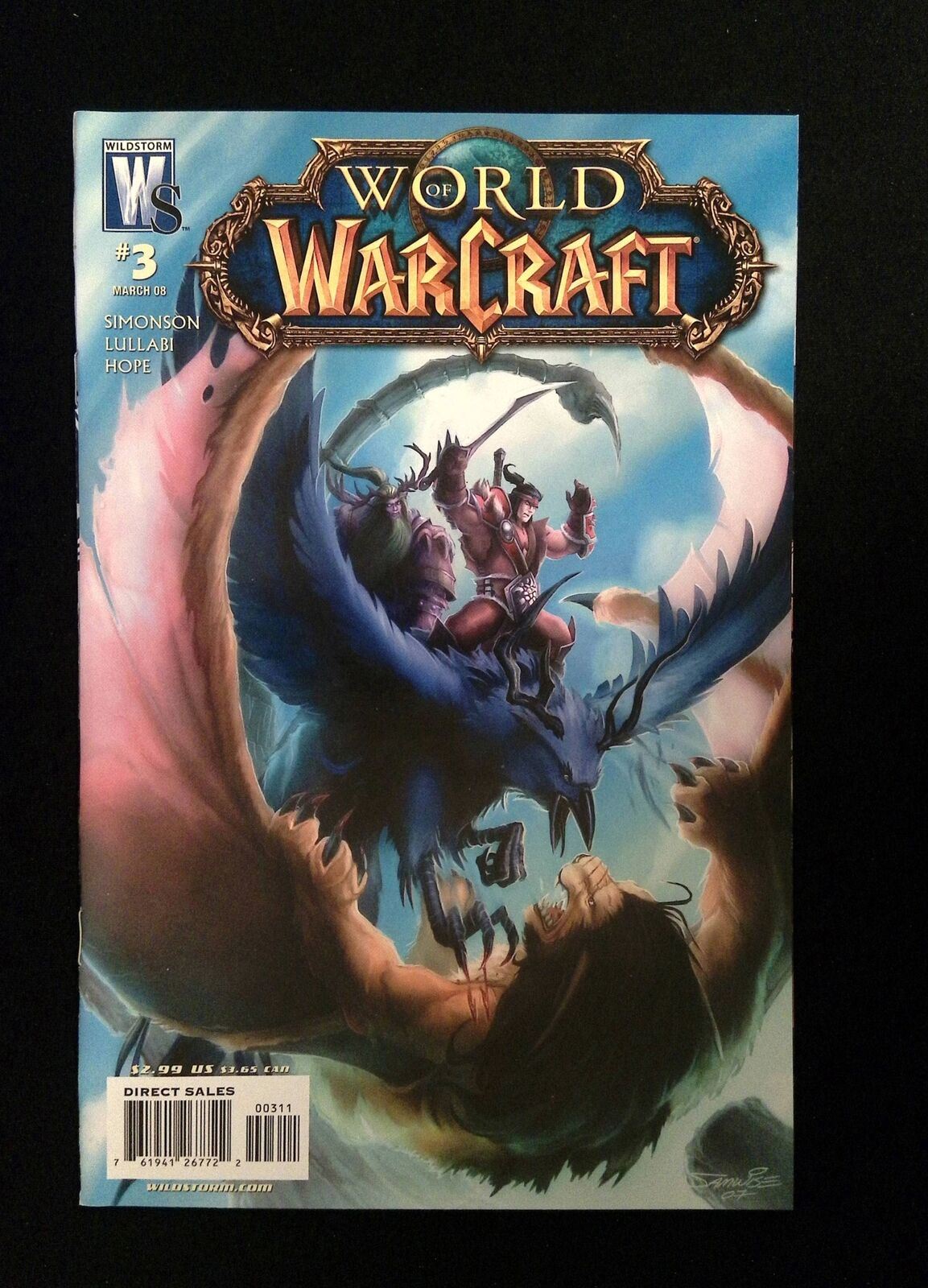 WORLD OF WARCRAFT #3A  DC/WILDSTORM COMICS 2008 NM