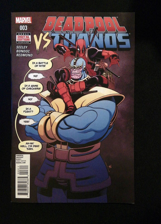 DEADPOOL VS. THANOS #3  MARVEL COMICS 2016 NM