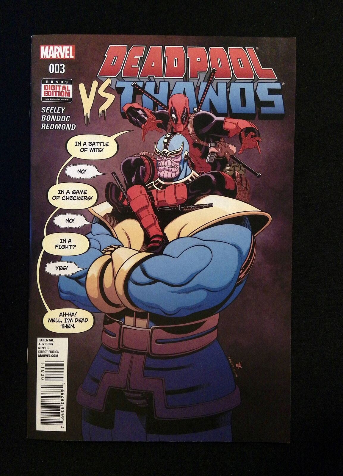 DEADPOOL VS. THANOS #3  MARVEL COMICS 2016 VF/NM