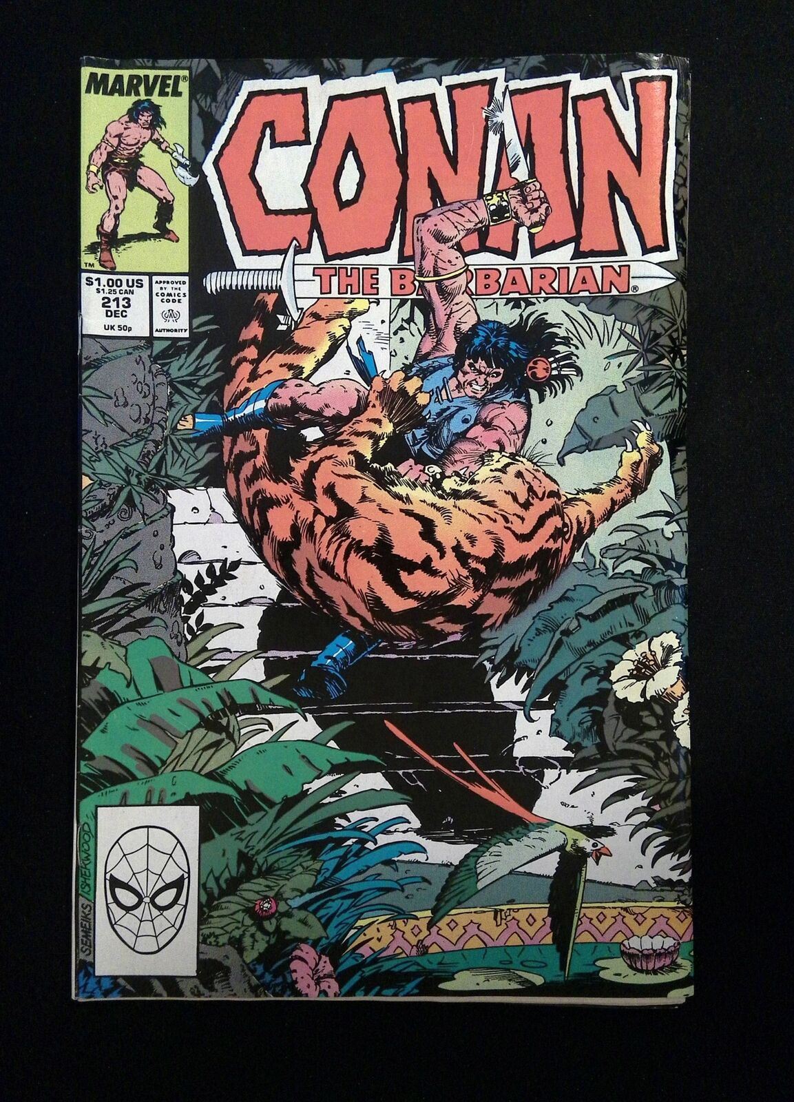 CONAN THE BARBARIAN #213  MARVEL COMICS 1988 FN