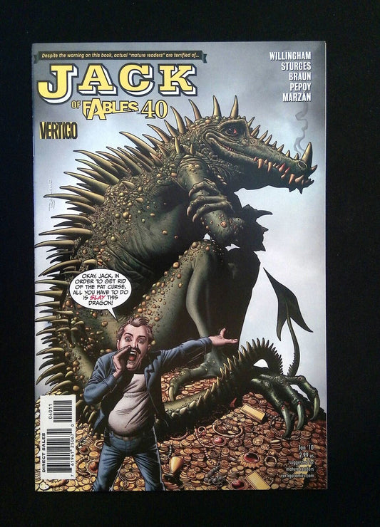 JACK OF FABLES #40  DC/VERTIGO COMICS 2010 VF/NM