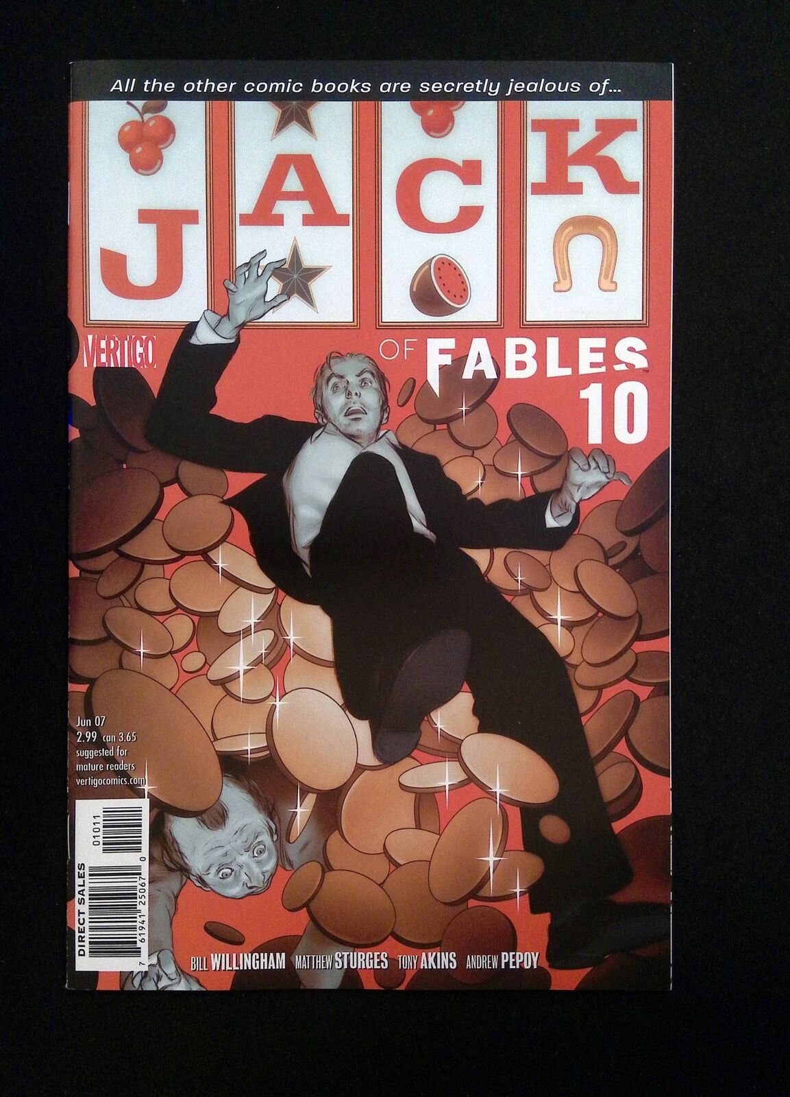 JACK OF FABLES #10  DC/VERTIGO COMICS 2007 VF+