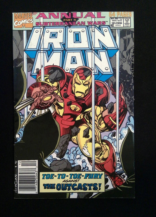 IRON MAN ANNUAL #12  MARVEL COMICS 1991 VF NEWSSTAND