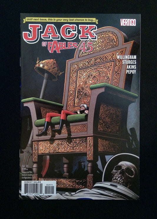 JACK OF FABLES #45  DC/VERTIGO COMICS 2010 NM