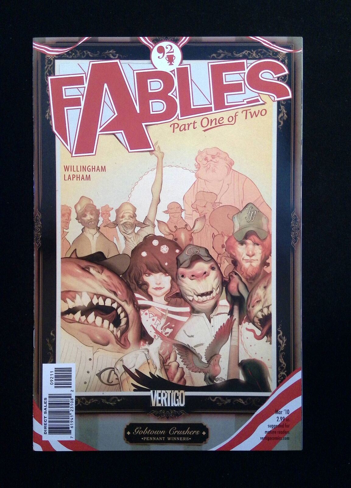 FABLES #92  DC/VERTIGO COMICS 2010 NM