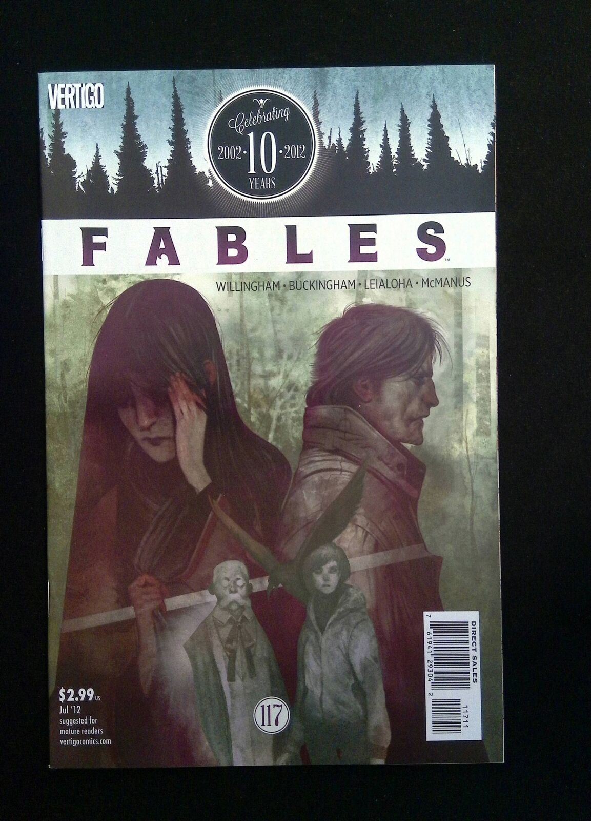 FABLES #117  DC/VERTIGO COMICS 2012 NM