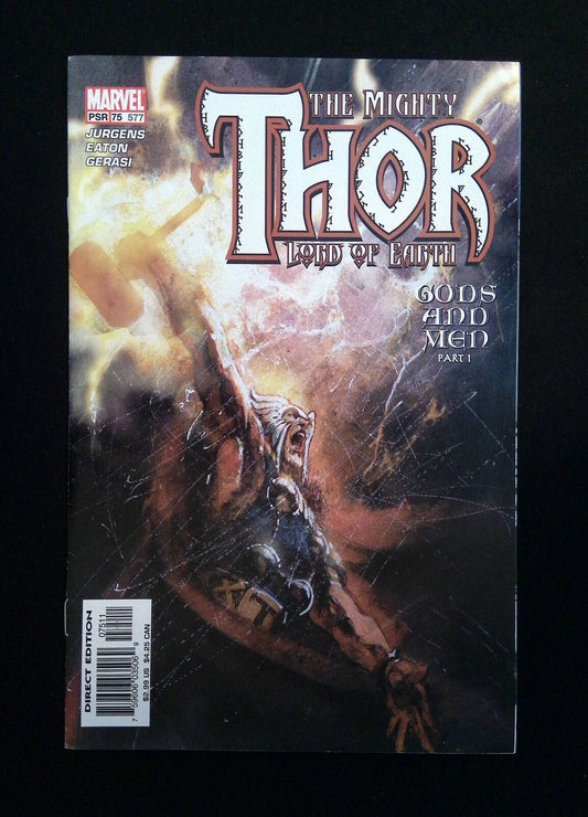 THOR #75 (2ND SERIES) MARVEL COMICS 2004 VF+