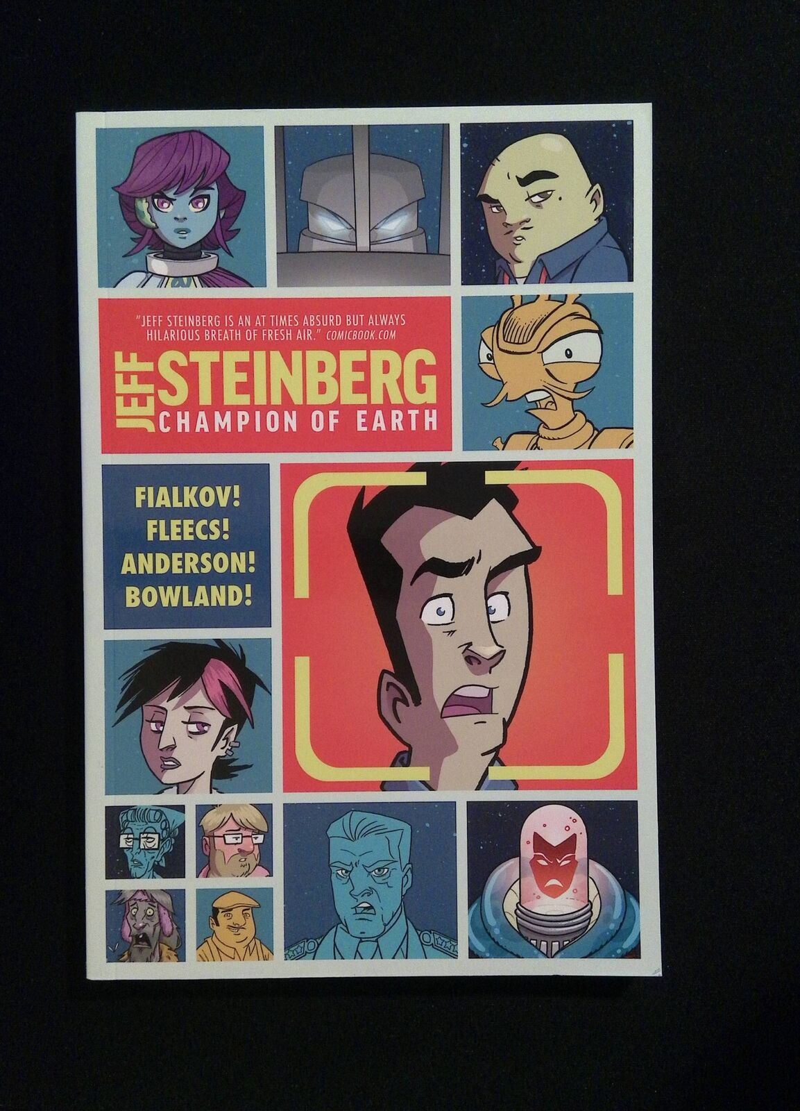 JEFF STEINBERG CHAMPION OF EARTH TPB #1  ONI PRESS COMICS 2017 NM