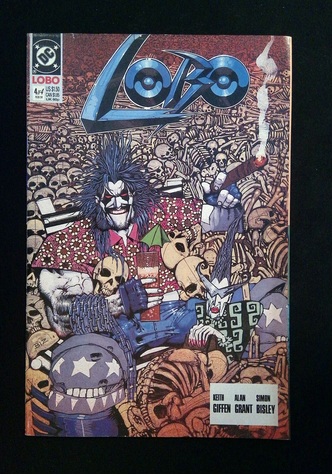 LOBO #4  DC COMICS 1991 VF+