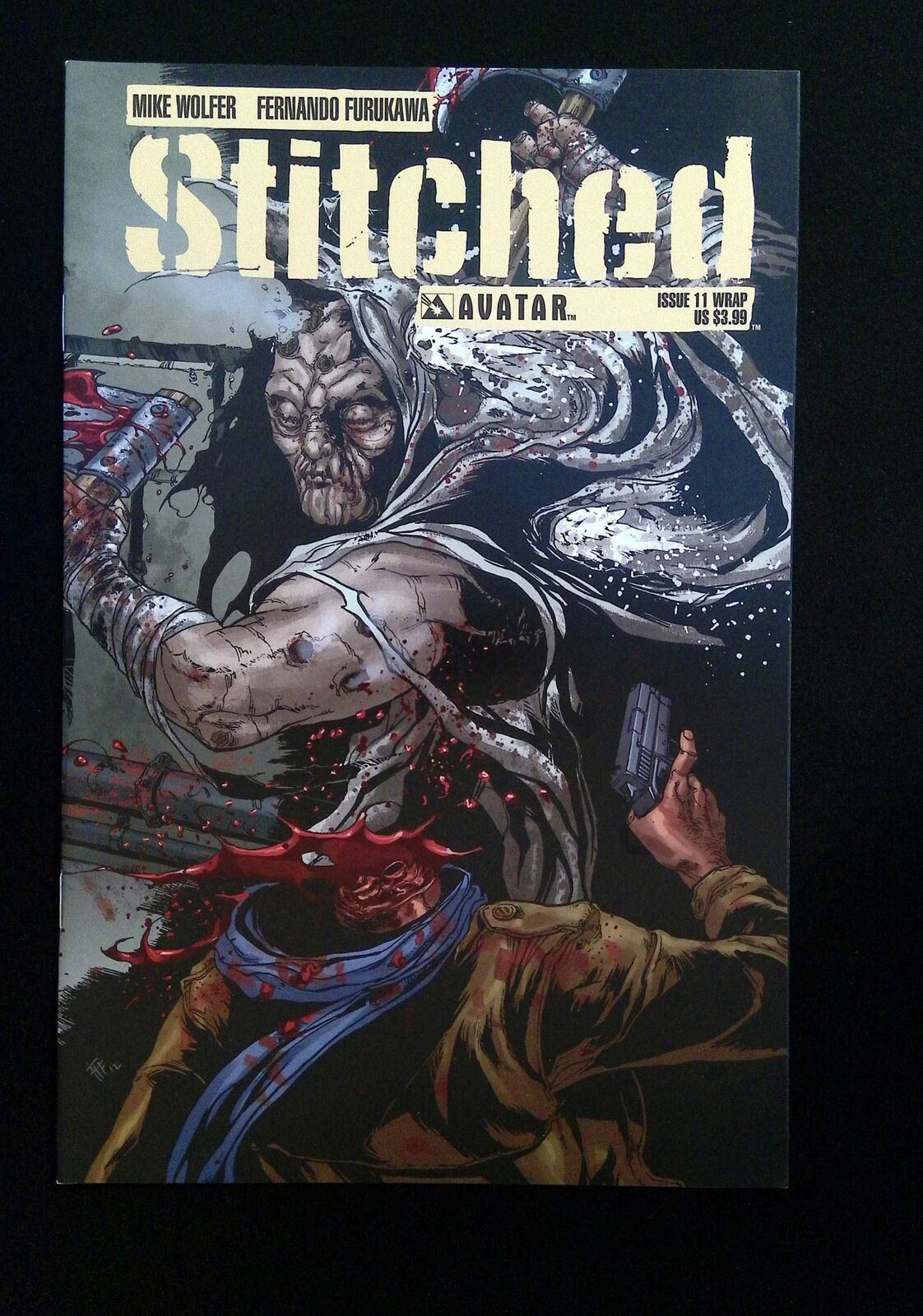 STITCHED #11WRAP  AVATAR COMICS 2012 NM  VARIANT COVER