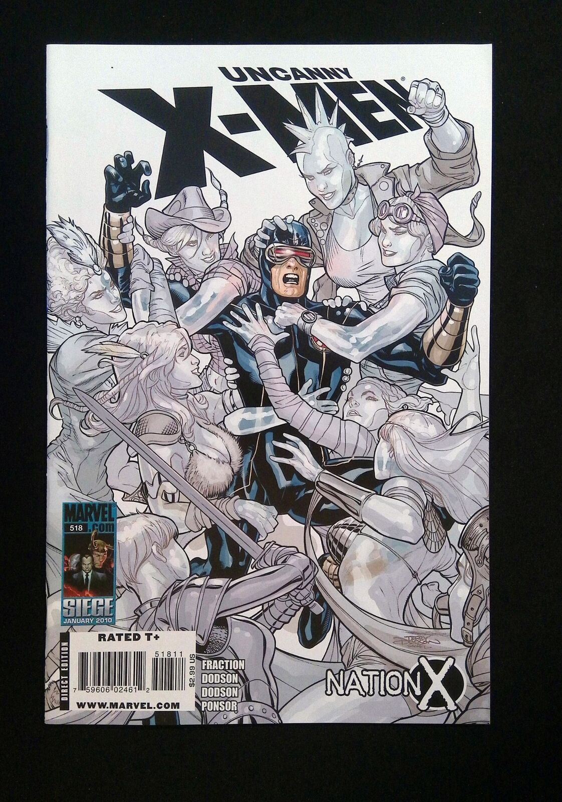 UNCANNNY X-MEN #518  MARVEL COMICS 2010 NM-