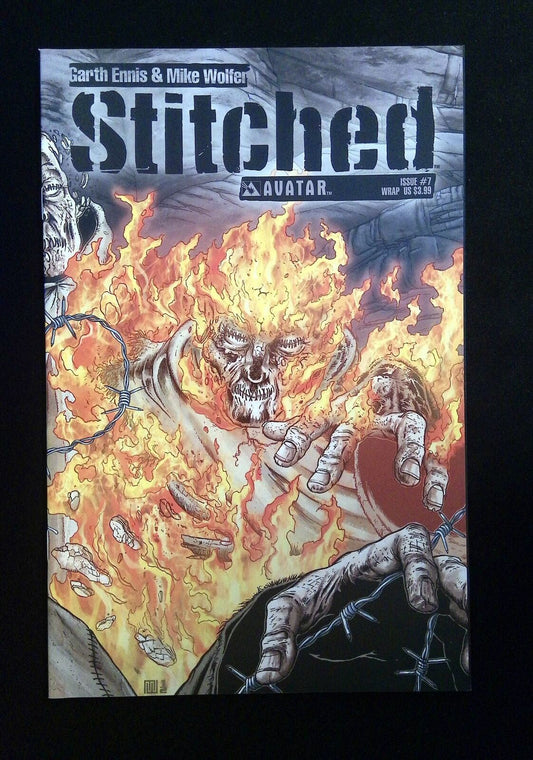 STITCHED #7WRAP  AVATAR COMICS 2012 NM+  VARIANT COVER