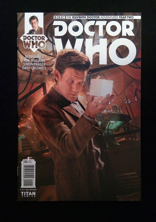 DOCTOR WHO THE ELEVENTH DOCTOR YEAR TWO #15B  TITAN 2016 NM  VARIANT COVER