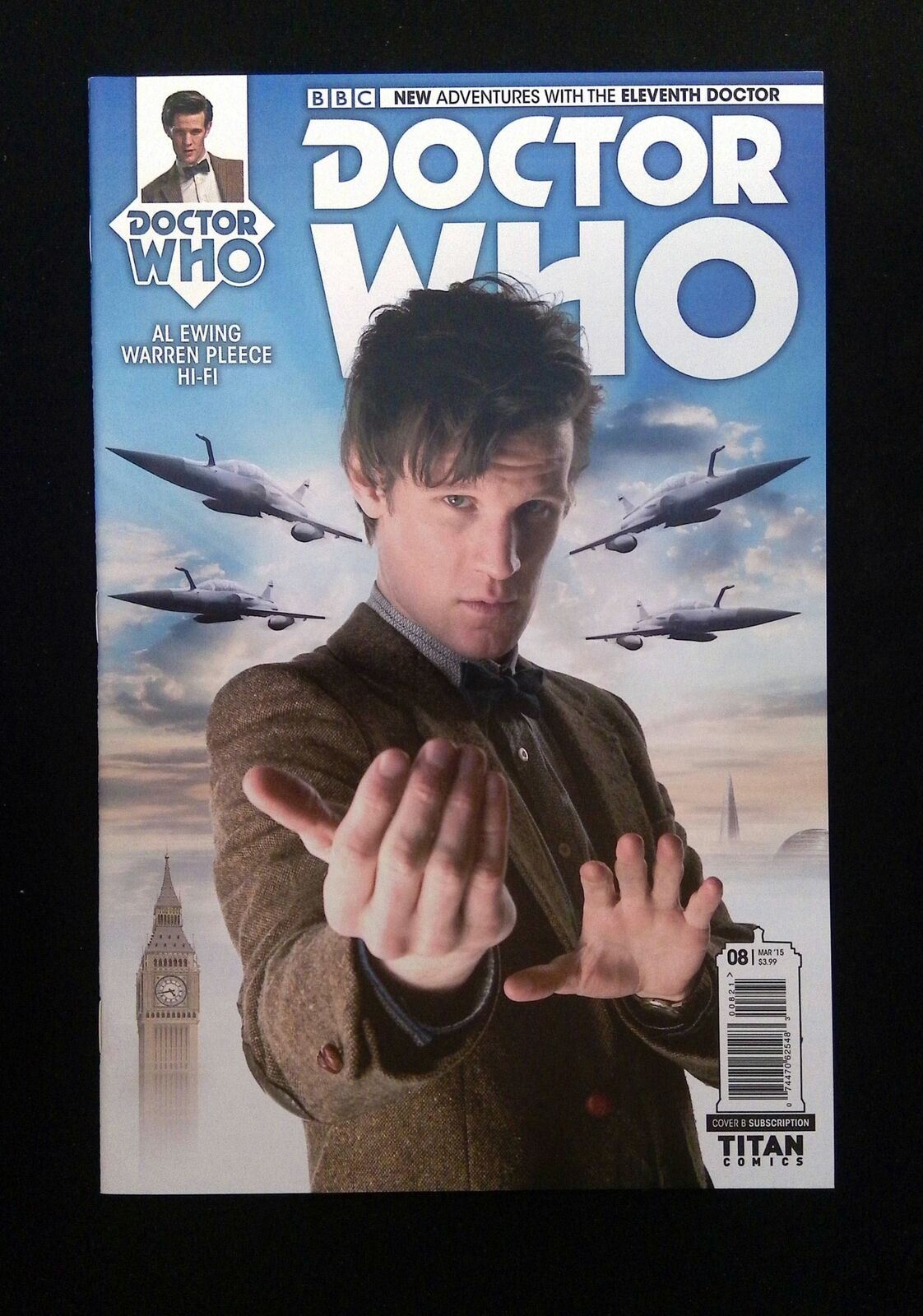 DOCTOR WHO THE ELEVENTH DOCTOR #8B  TITAN COMICS 2015 NM  VARIANT COVER