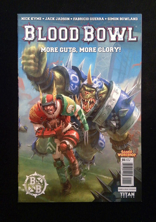 BLOOD BOWL MORE GUTS MORE GLORY #1  TITAN COMICS 2017 NM