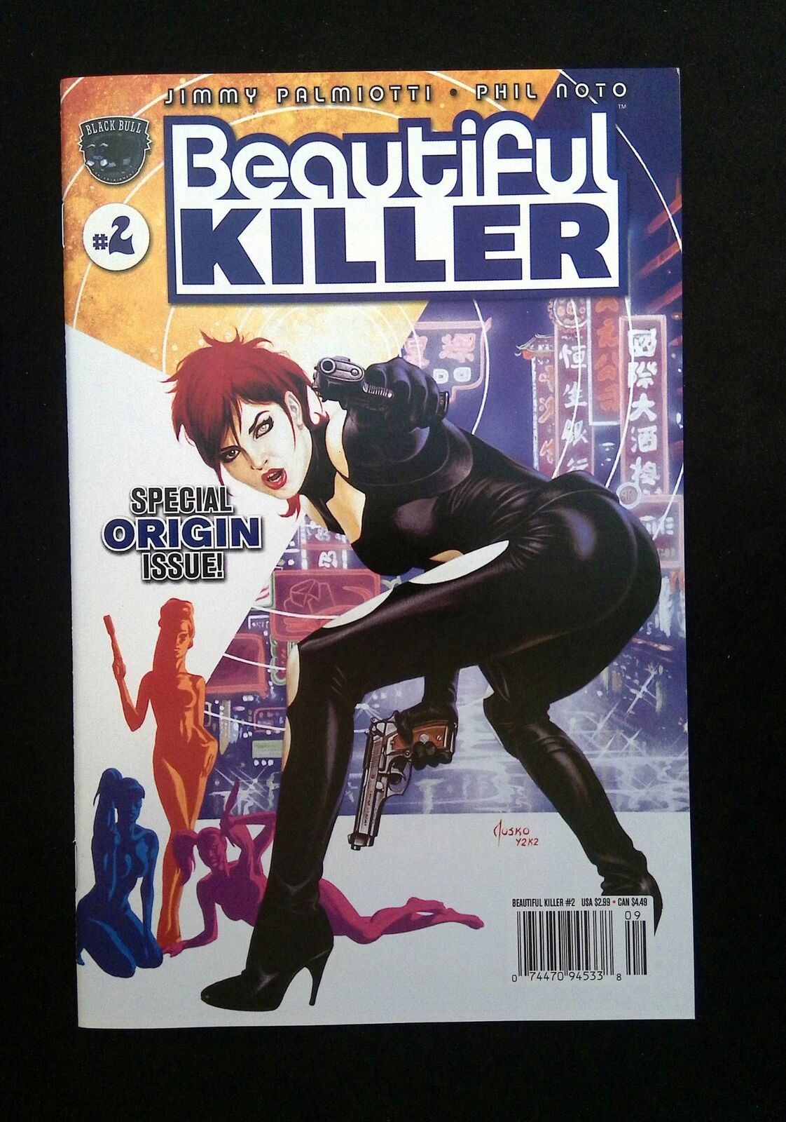 BEAUTIFUL KILLER #2  BLACK BULL COMICS 2002 NM NEWSSTAND