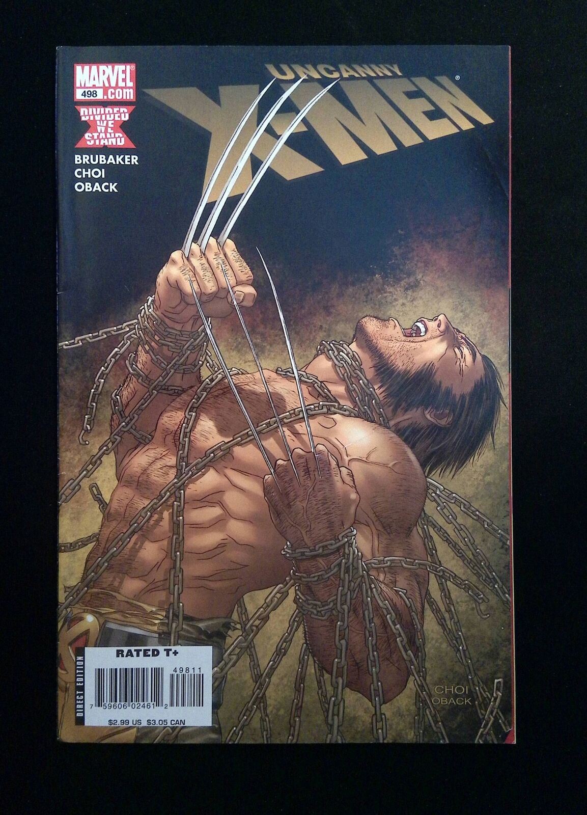 Uncanny X-Men #498  Marvel Comics 2008 Vf+