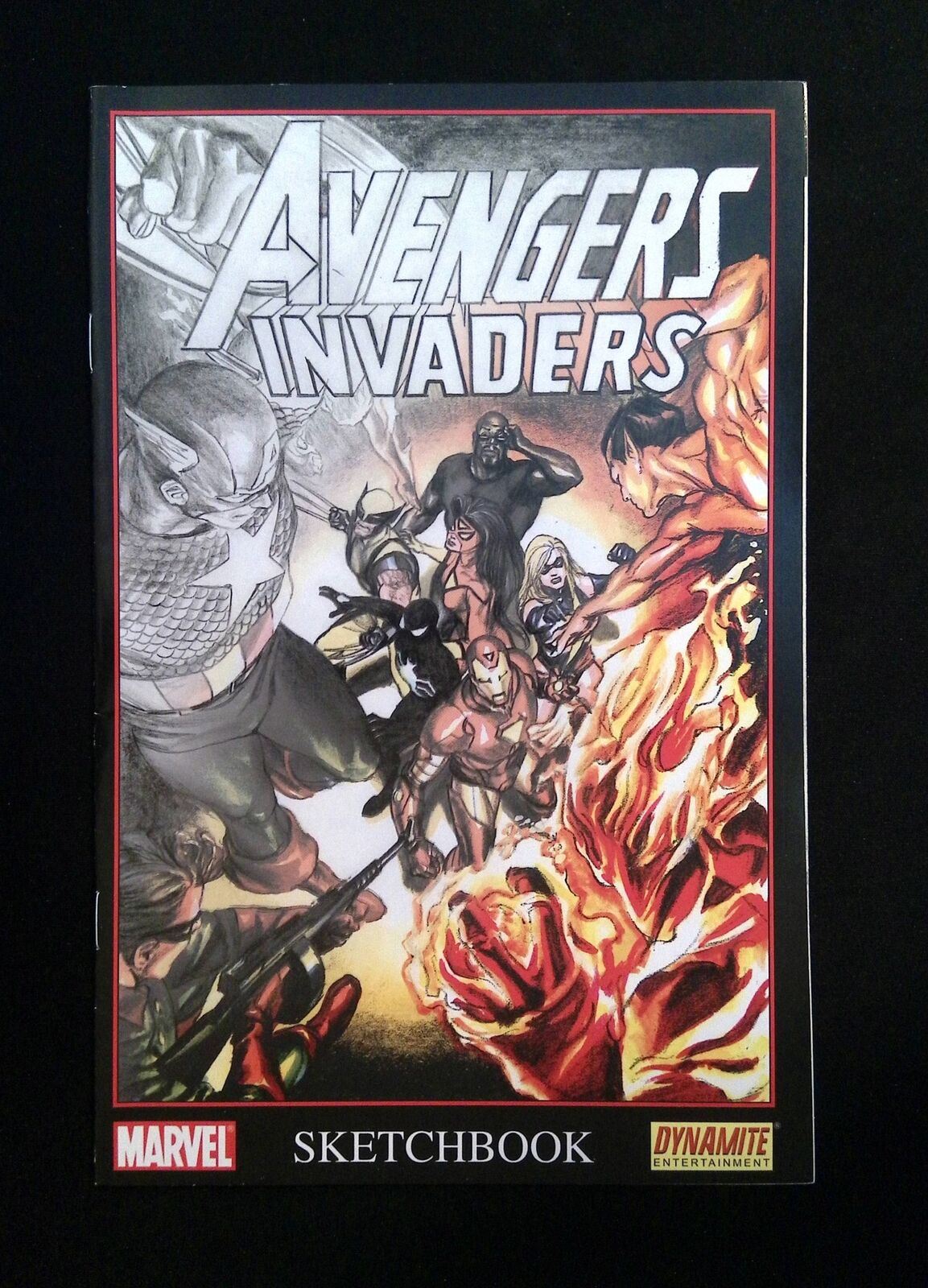 Avengers Invaders Sketchbook #0  Marvel Comics 2008 Vf/Nm