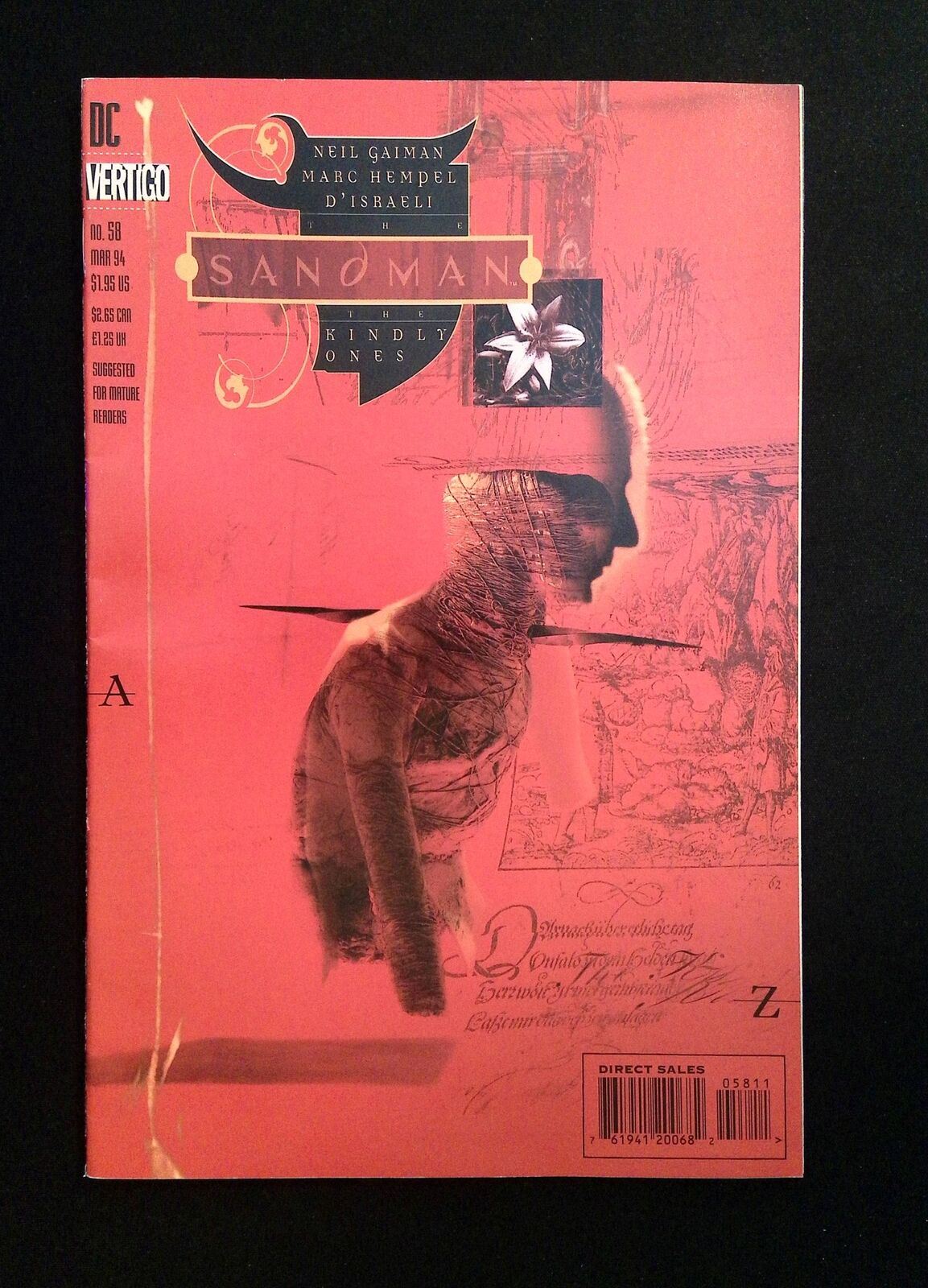 Sandman  #58  Dc/Vertigo Comics 1994 Vf+