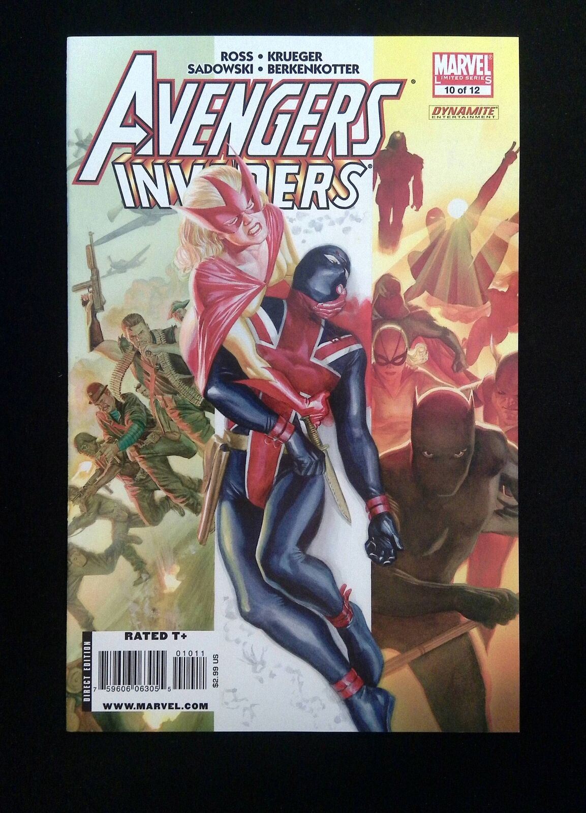 Avengers Invaders #10  Marvel/Dynamite Comics 2009 Nm-