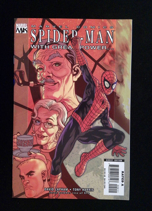 Spider-Man With Great Power #2  Marvel Comics 2008 Nm-