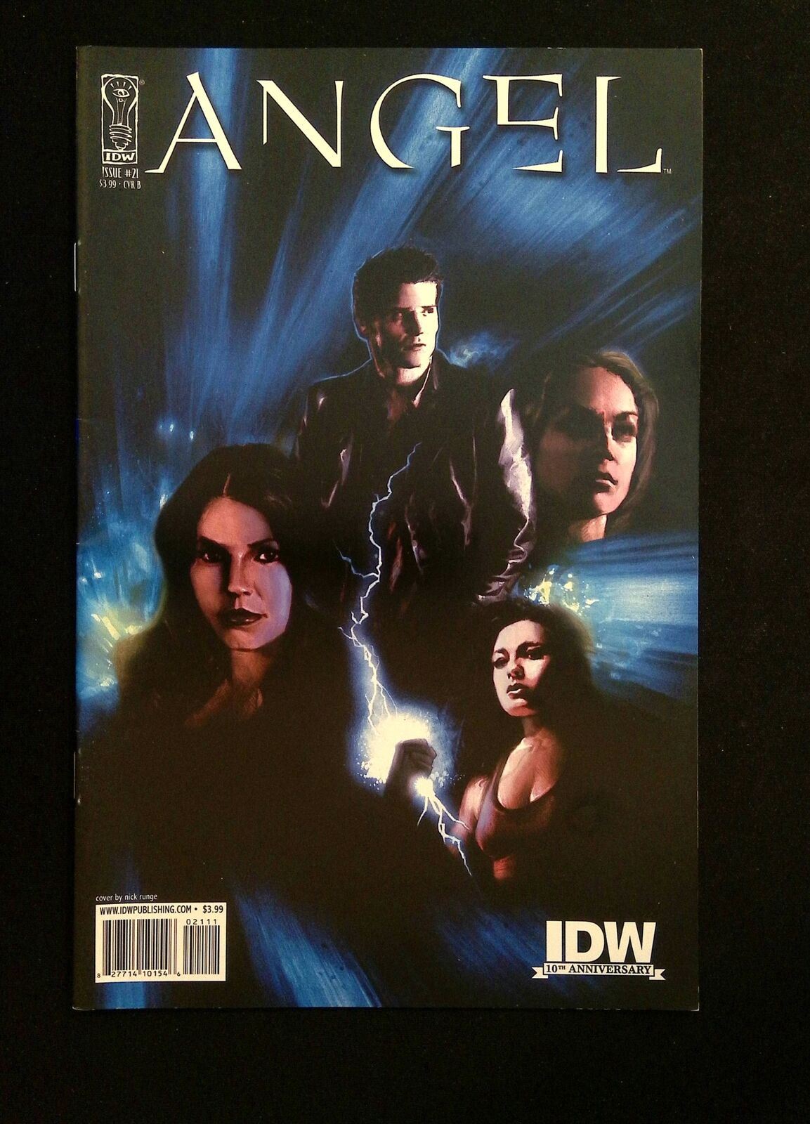 Angel #21B (3Rd Series) Idw Comics 2009 Vf+  Runge Variant