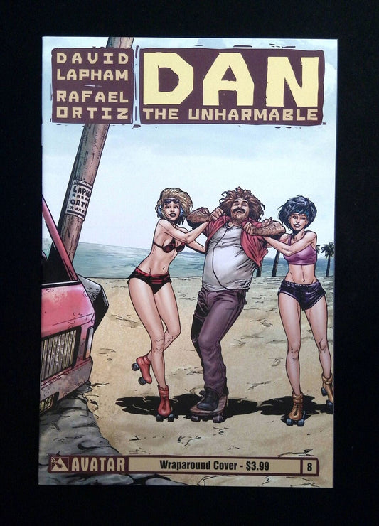 Dan The Unharmable #8B  Avatar Comics 2012 Nm  Ortiz Lapham Variant